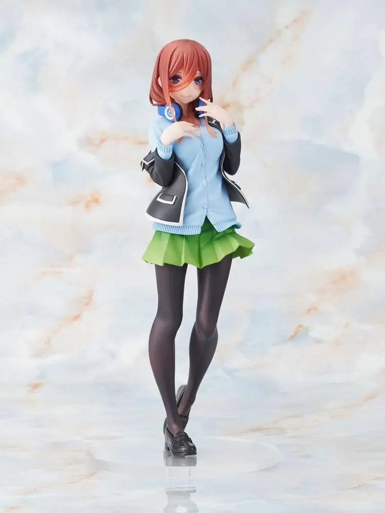 The Quintessential Quintuplets Coreful Nakano Miku Uniform Ver. PVC szobor figura 20 cm termékfotó