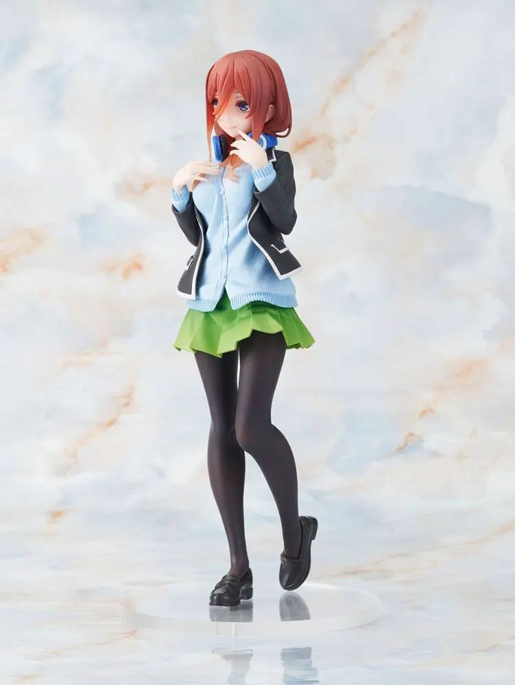 The Quintessential Quintuplets Coreful Nakano Miku Uniform Ver. PVC szobor figura 20 cm termékfotó