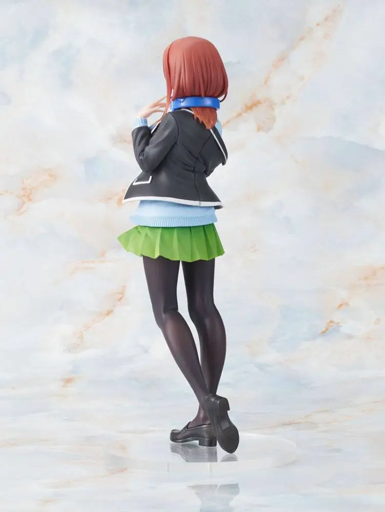 The Quintessential Quintuplets Coreful Nakano Miku Uniform Ver. PVC szobor figura 20 cm termékfotó