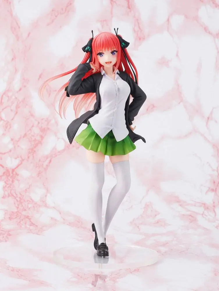 The Quintessential Quintuplets Coreful Nakano Nino Uniform Ver. PVC szobor figura 20 cm termékfotó