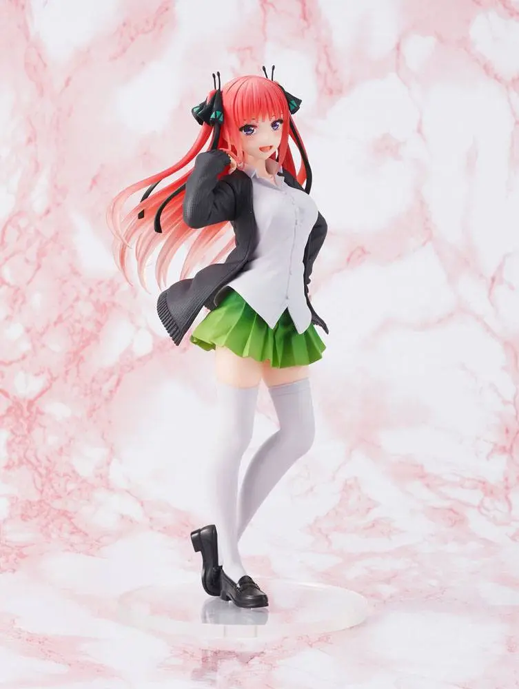 The Quintessential Quintuplets Coreful Nakano Nino Uniform Ver. PVC szobor figura 20 cm termékfotó