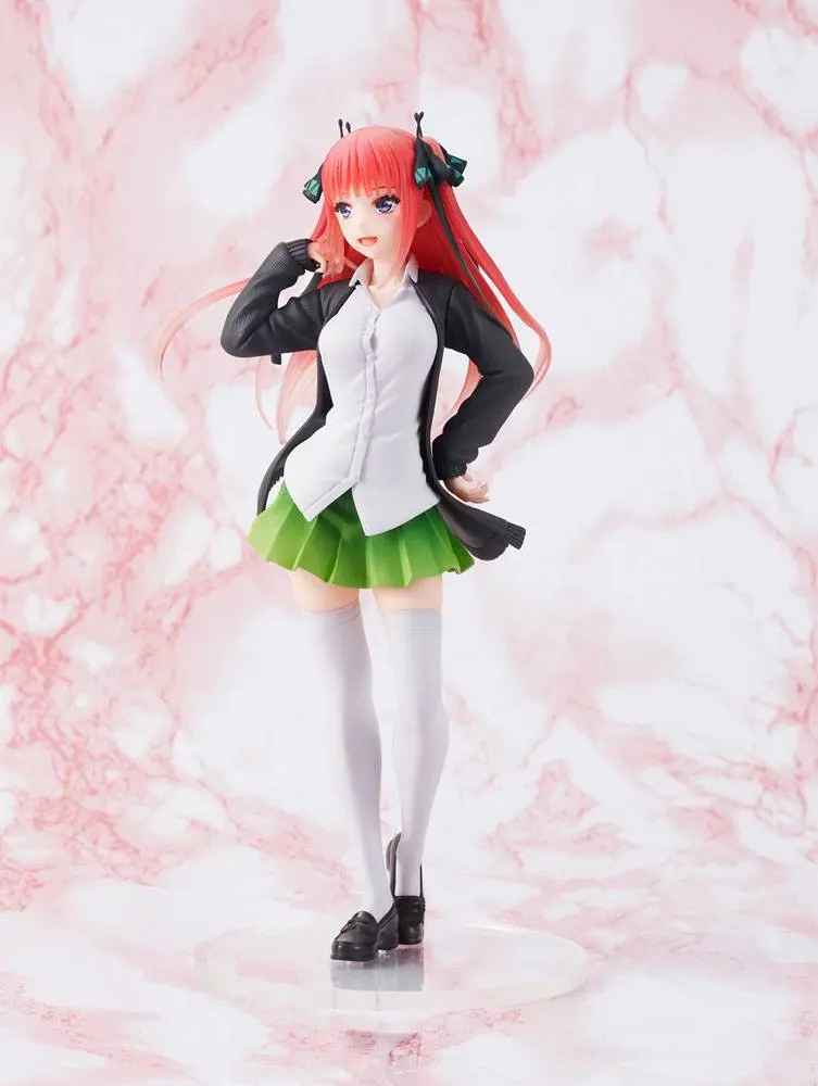 The Quintessential Quintuplets Coreful Nakano Nino Uniform Ver. PVC szobor figura 20 cm termékfotó
