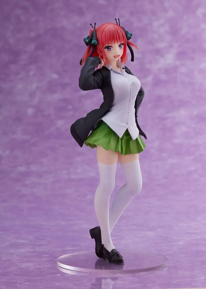 The Quintessential Quintuplets Coreful Nakano Nino Uniform Ver. Renewal PVC szobor figura 20 cm termékfotó