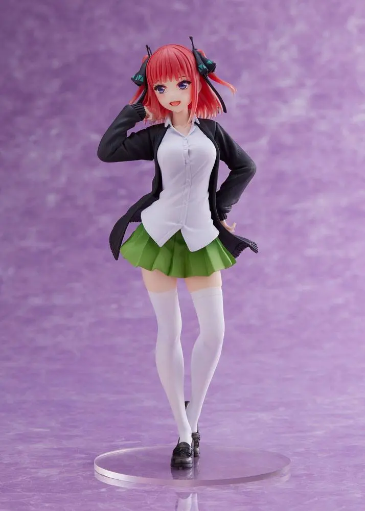 The Quintessential Quintuplets Coreful Nakano Nino Uniform Ver. Renewal PVC szobor figura 20 cm termékfotó