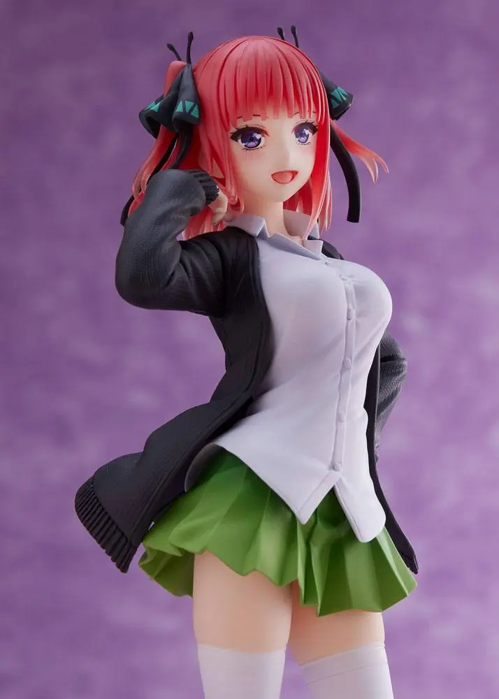 The Quintessential Quintuplets Coreful Nakano Nino Uniform Ver. Renewal PVC szobor figura 20 cm termékfotó