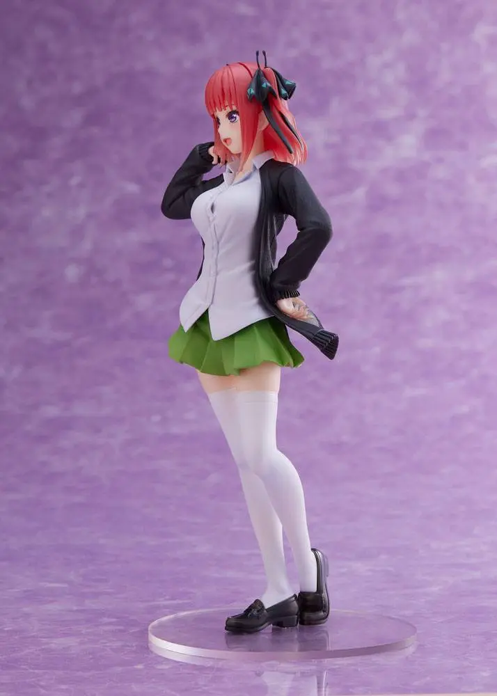 The Quintessential Quintuplets Coreful Nakano Nino Uniform Ver. Renewal PVC szobor figura 20 cm termékfotó