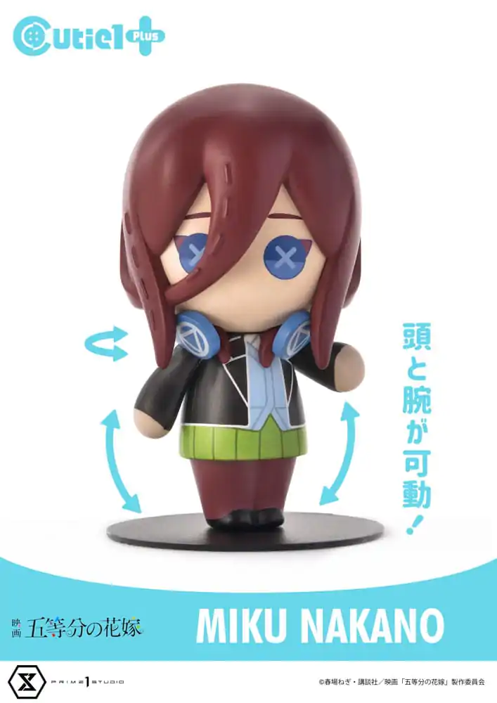 The Quintessential Quintuplets Cutie1 Miku Nakano PVC figura 9 cm termékfotó