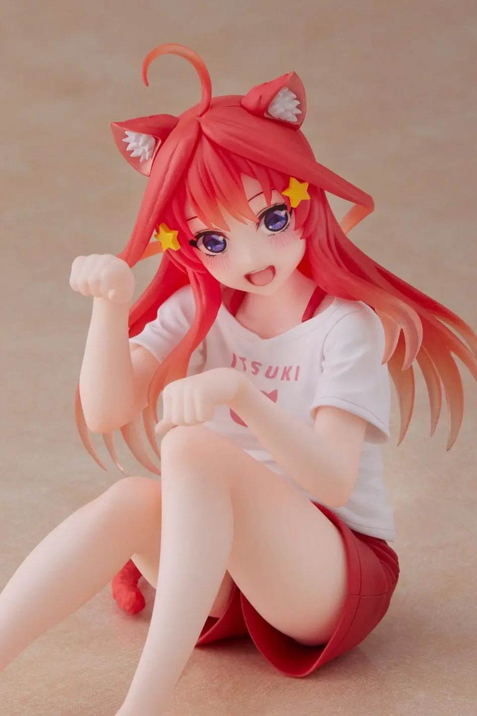 The Quintessential Quintuplets Desktop Itsuki Nakano Newley Written Cat Roomwear Ver. PVC szobor figura termékfotó