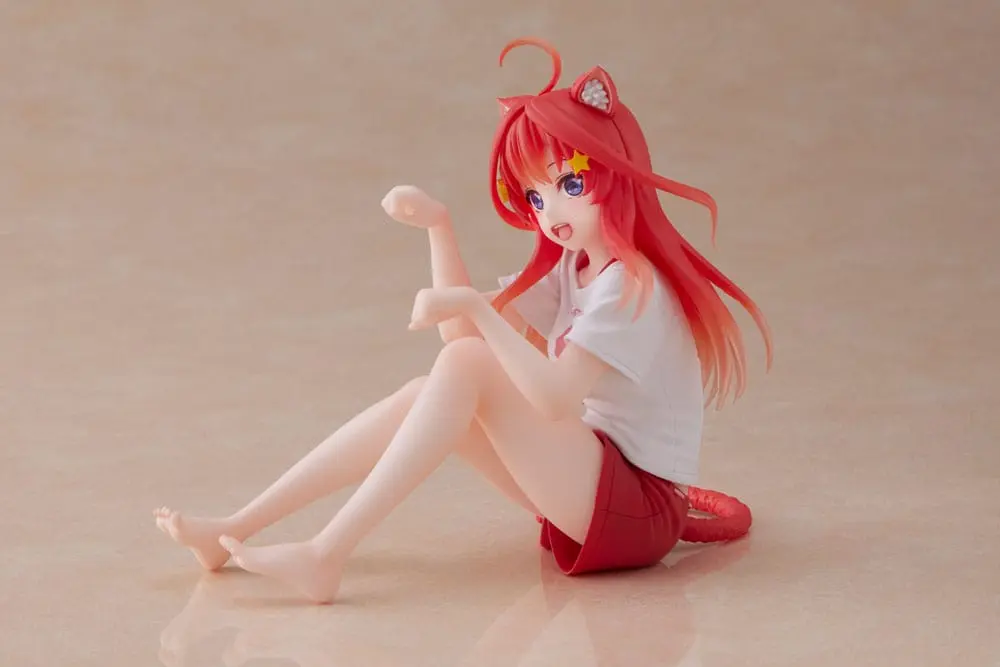 The Quintessential Quintuplets Desktop Itsuki Nakano Newley Written Cat Roomwear Ver. PVC szobor figura termékfotó