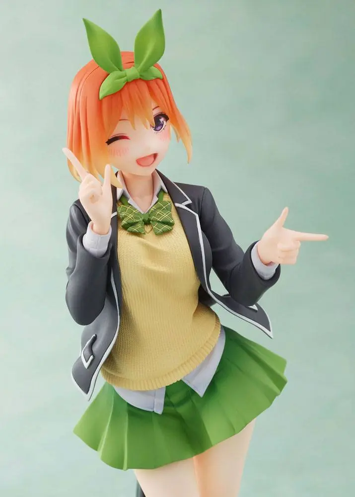 The Quintessential Quintuplets Nakano Yotsuba Uniform Ver. PVC szobor figura 20 cm termékfotó