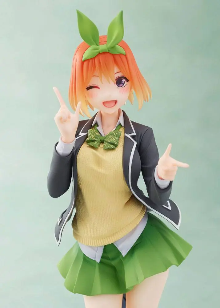 The Quintessential Quintuplets Nakano Yotsuba Uniform Ver. PVC szobor figura 20 cm termékfotó