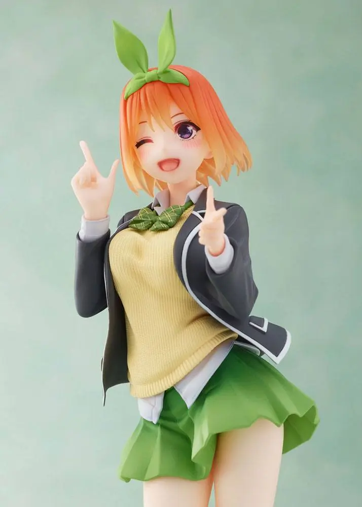 The Quintessential Quintuplets Nakano Yotsuba Uniform Ver. PVC szobor figura 20 cm termékfotó
