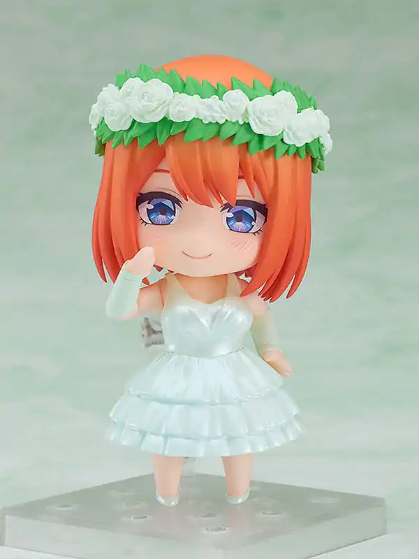 The Quintessential Quintuplets Nendoroid akciófigura Yotsuba Nakano: Wedding Dress Ver. 10 cm termékfotó