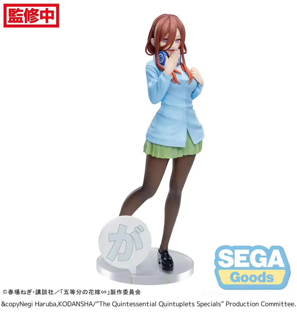 The Quintessential Quintuplets Specials Luminasta Miku Nakano PVC szobor figura 20 cm termékfotó