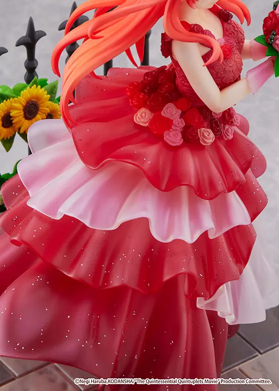 The Quintessential Quintuplets: The Movie 1/7 Itsuki Nakano Floral Dress Ver. PVC szobor figura 23 cm termékfotó