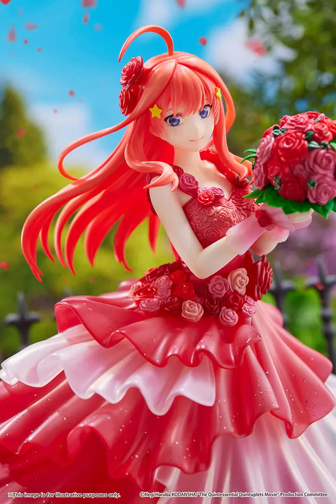 The Quintessential Quintuplets: The Movie 1/7 Itsuki Nakano Floral Dress Ver. PVC szobor figura 23 cm termékfotó
