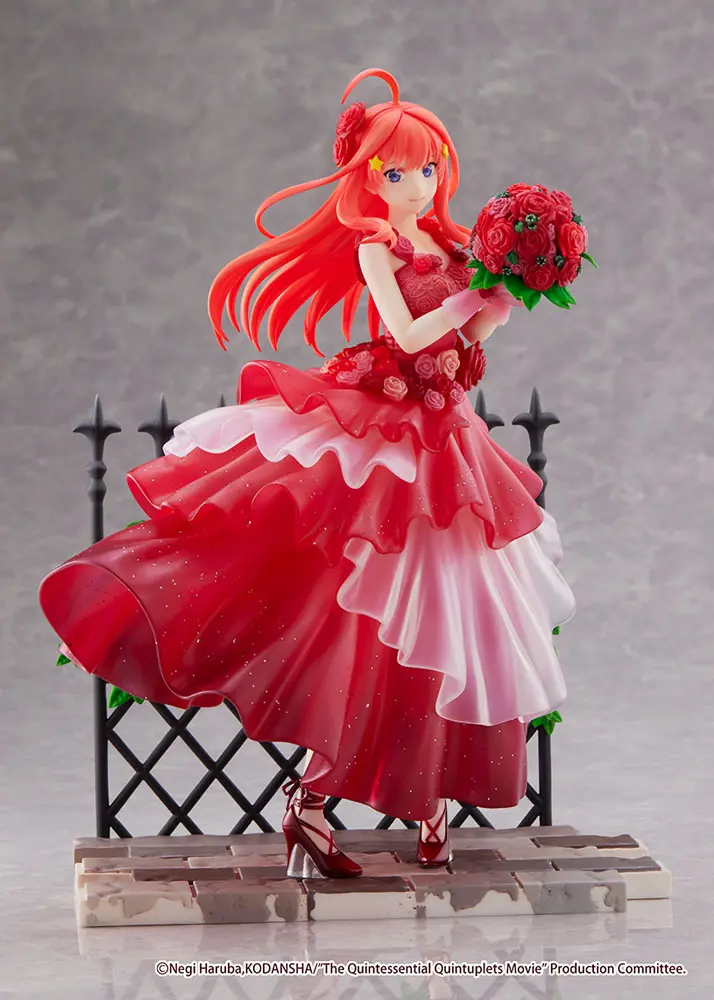 The Quintessential Quintuplets: The Movie 1/7 Itsuki Nakano Floral Dress Ver. PVC szobor figura 23 cm termékfotó