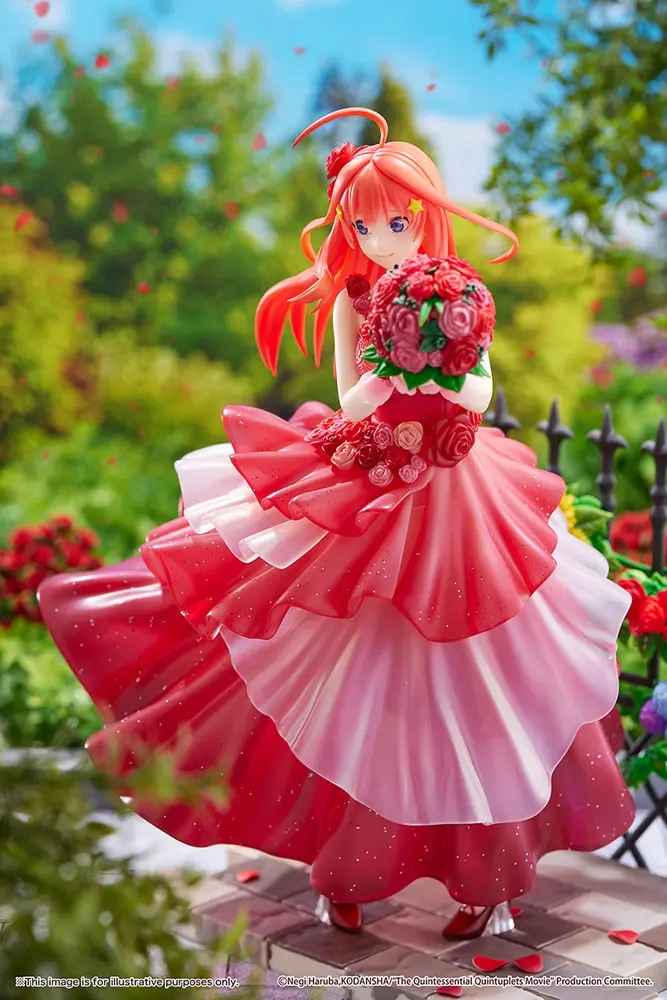 The Quintessential Quintuplets: The Movie 1/7 Itsuki Nakano Floral Dress Ver. PVC szobor figura 23 cm termékfotó