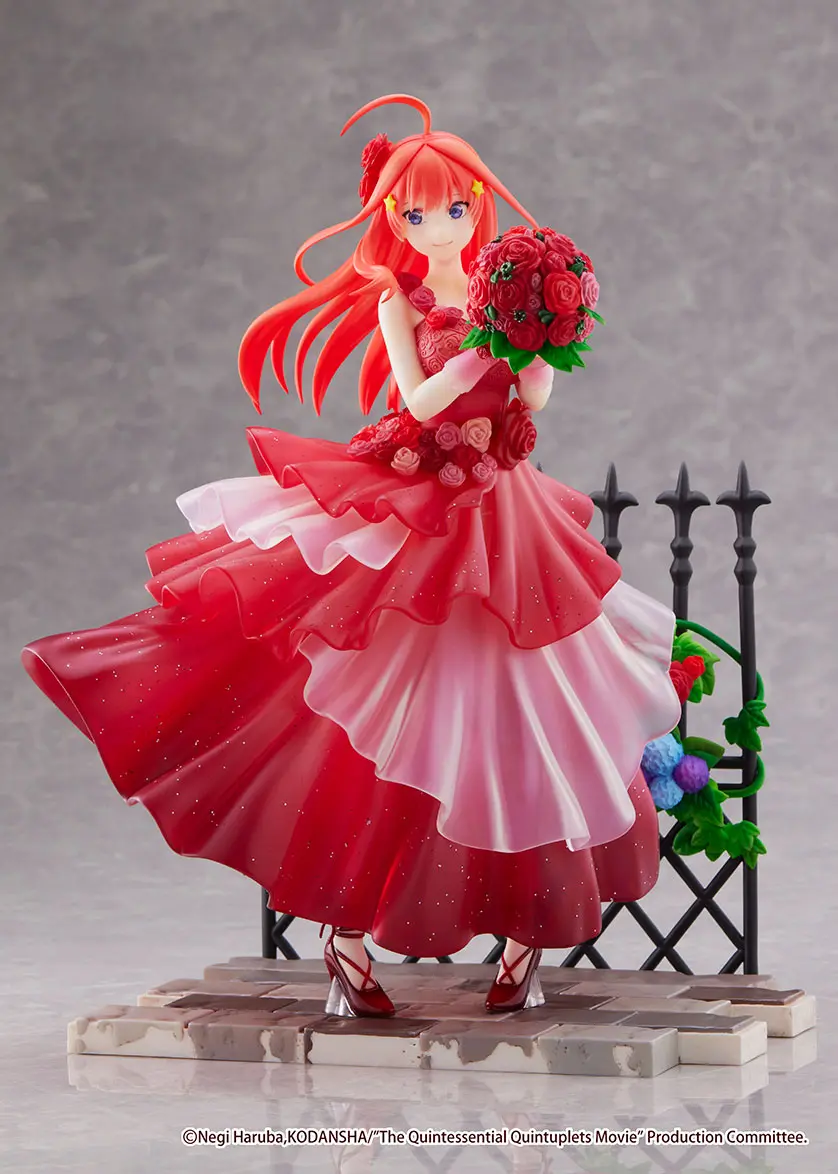 The Quintessential Quintuplets: The Movie 1/7 Itsuki Nakano Floral Dress Ver. PVC szobor figura 23 cm termékfotó