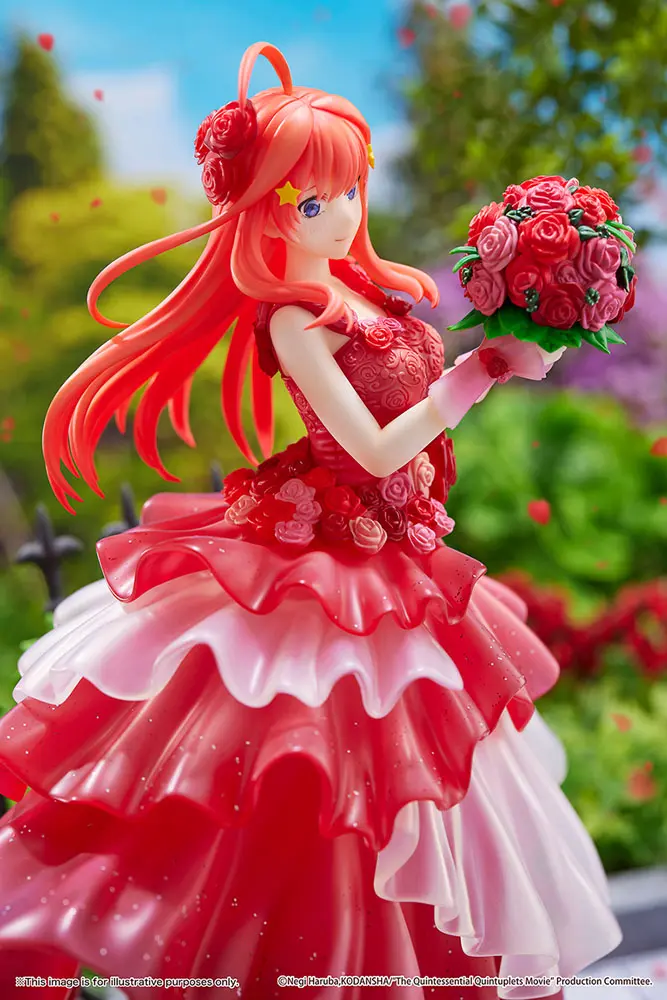 The Quintessential Quintuplets: The Movie 1/7 Itsuki Nakano Floral Dress Ver. PVC szobor figura 23 cm termékfotó