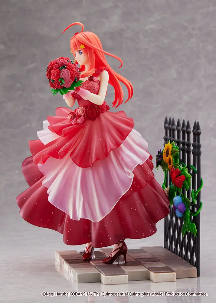 The Quintessential Quintuplets: The Movie 1/7 Itsuki Nakano Floral Dress Ver. PVC szobor figura 23 cm termékfotó