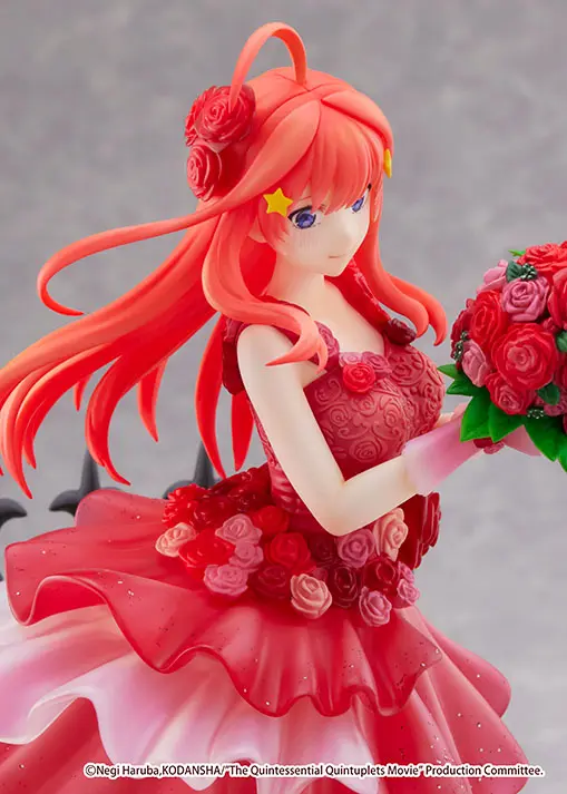 The Quintessential Quintuplets: The Movie 1/7 Itsuki Nakano Floral Dress Ver. PVC szobor figura 23 cm termékfotó