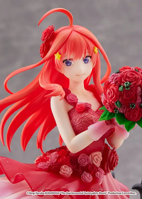 The Quintessential Quintuplets: The Movie 1/7 Itsuki Nakano Floral Dress Ver. PVC szobor figura 23 cm termékfotó