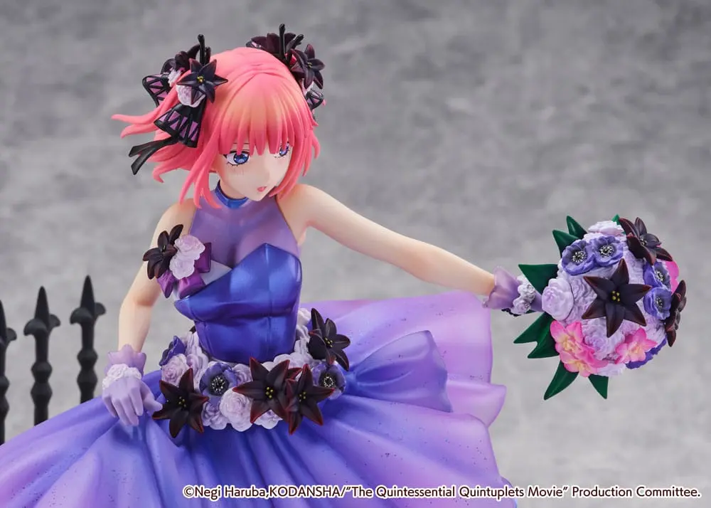 The Quintessential Quintuplets: The Movie 1/7 Nino Nakano Floral Dress Ver. PVC szobor figura 25 cm termékfotó