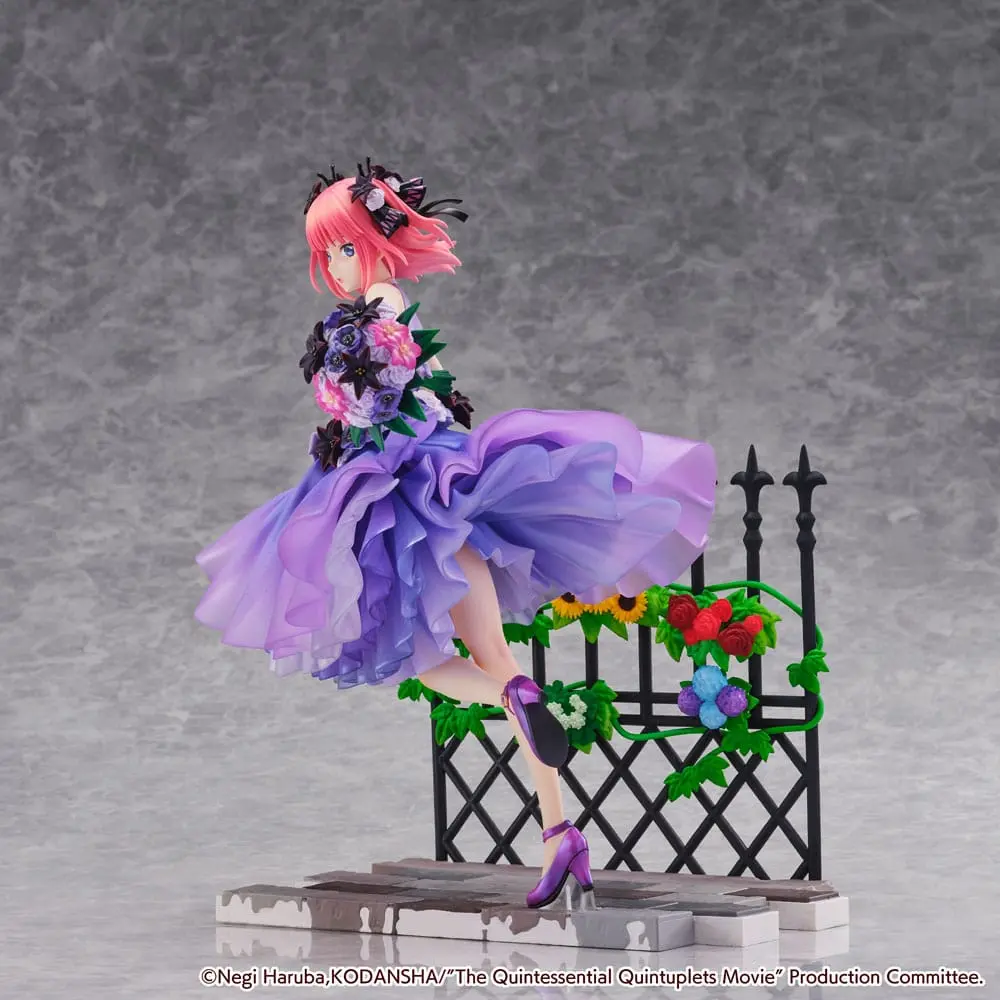 The Quintessential Quintuplets: The Movie 1/7 Nino Nakano Floral Dress Ver. PVC szobor figura 25 cm termékfotó