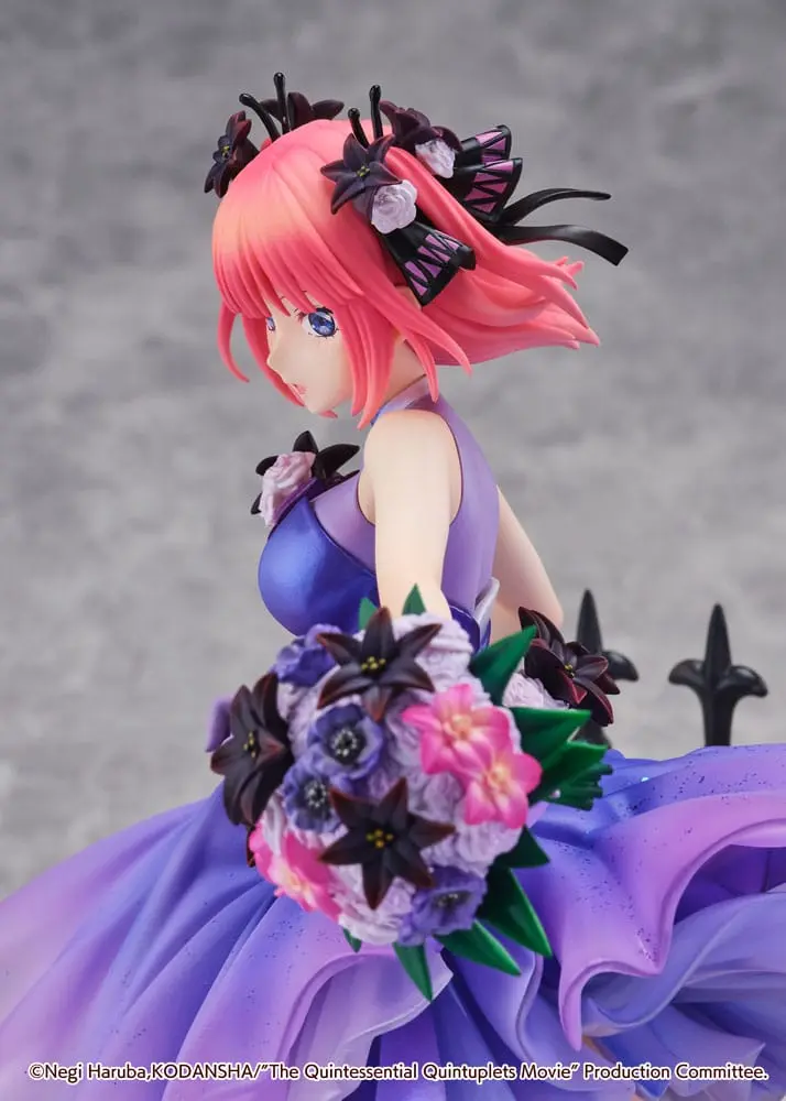 The Quintessential Quintuplets: The Movie 1/7 Nino Nakano Floral Dress Ver. PVC szobor figura 25 cm termékfotó