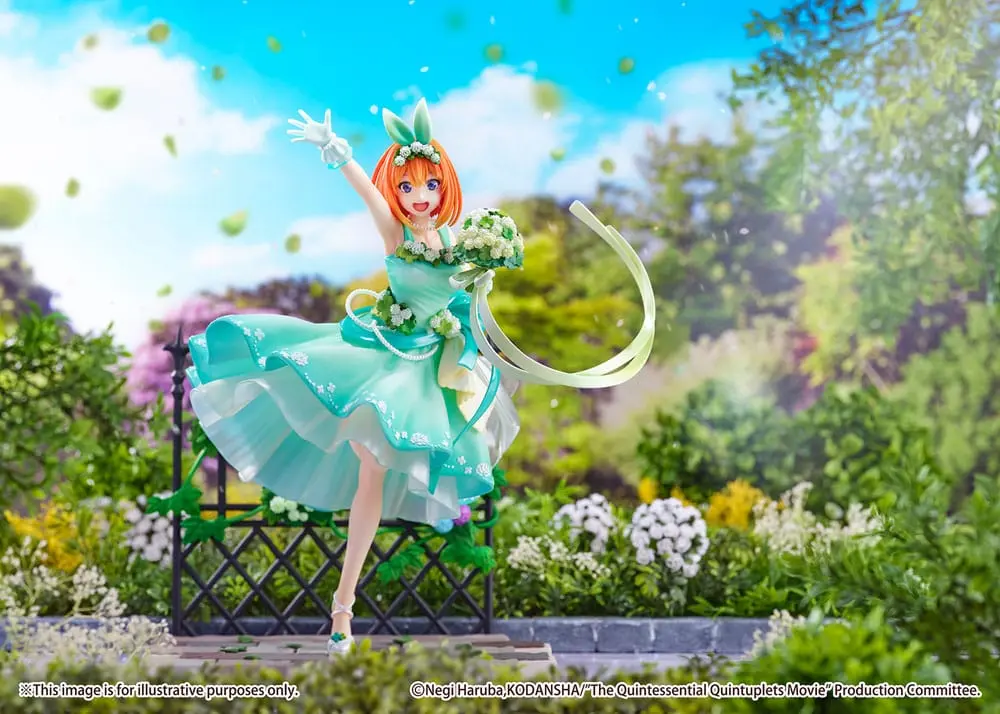 The Quintessential Quintuplets: The Movie 1/7 Yotsuba Nakano Floral Dress Ver. PVC szobor figura 26 cm termékfotó