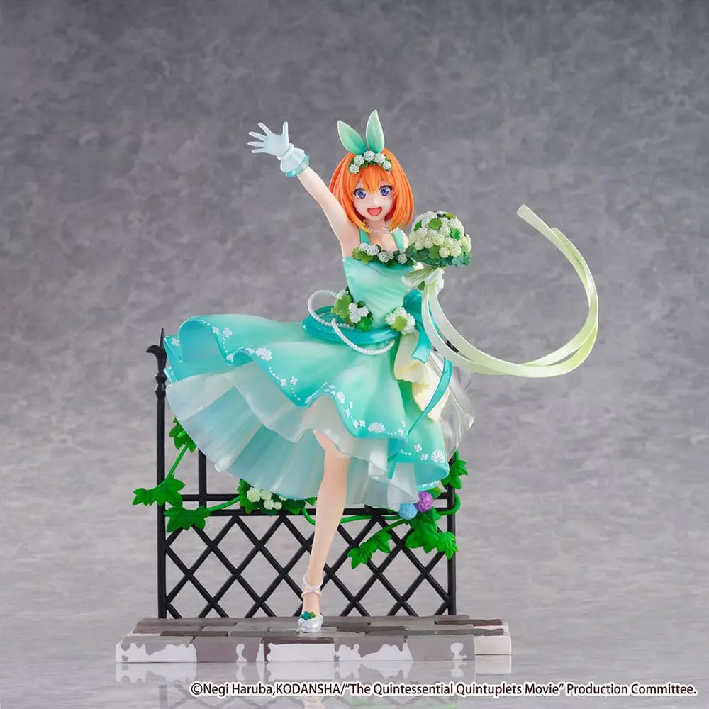 The Quintessential Quintuplets: The Movie 1/7 Yotsuba Nakano Floral Dress Ver. PVC szobor figura 26 cm termékfotó