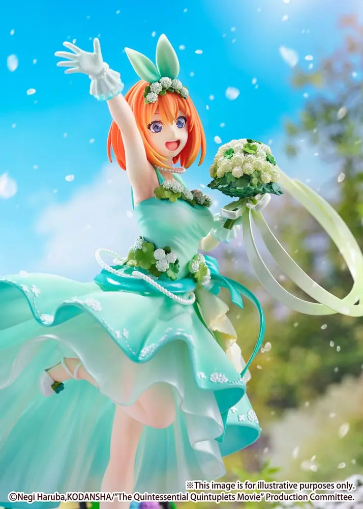 The Quintessential Quintuplets: The Movie 1/7 Yotsuba Nakano Floral Dress Ver. PVC szobor figura 26 cm termékfotó