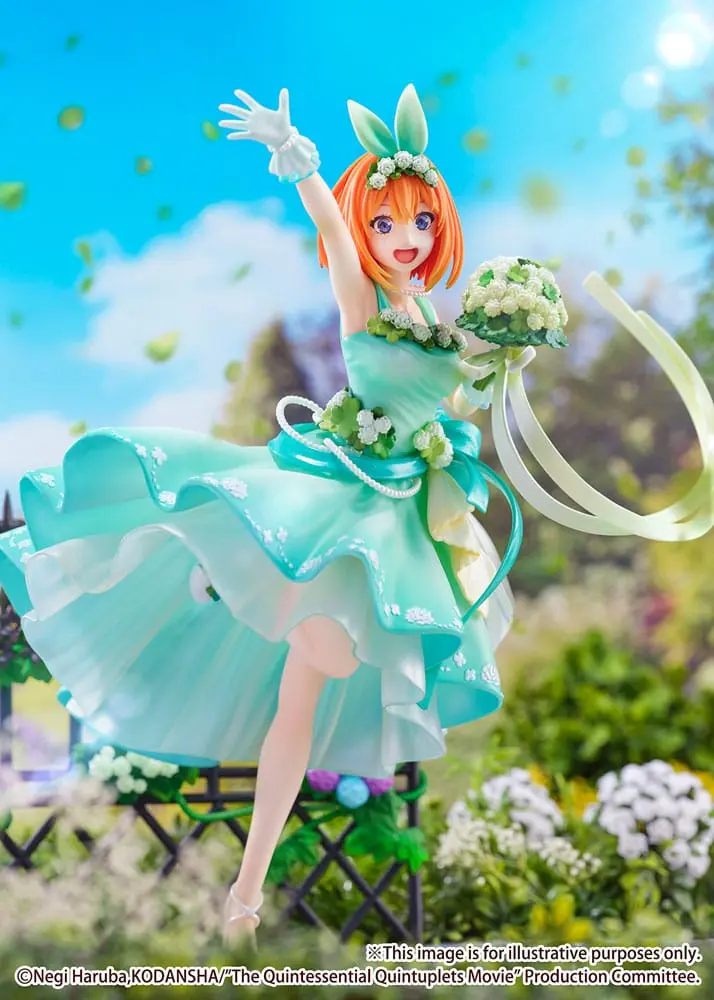 The Quintessential Quintuplets: The Movie 1/7 Yotsuba Nakano Floral Dress Ver. PVC szobor figura 26 cm termékfotó