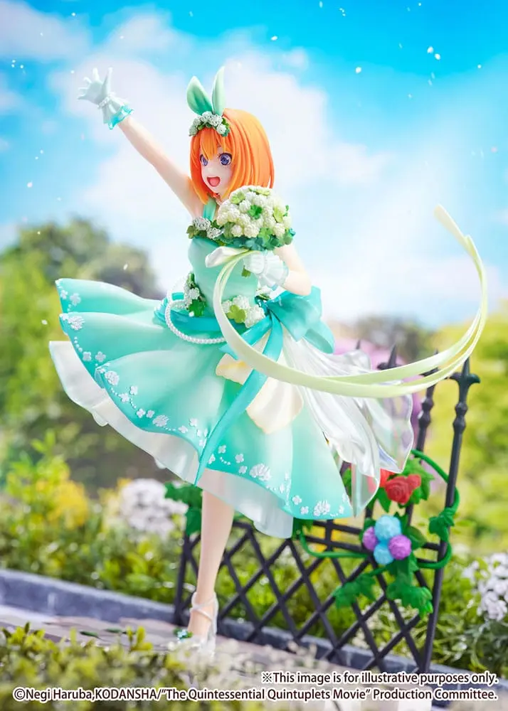 The Quintessential Quintuplets: The Movie 1/7 Yotsuba Nakano Floral Dress Ver. PVC szobor figura 26 cm termékfotó