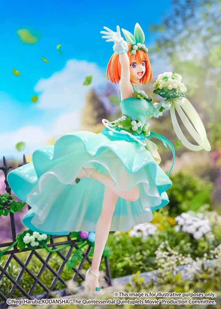 The Quintessential Quintuplets: The Movie 1/7 Yotsuba Nakano Floral Dress Ver. PVC szobor figura 26 cm termékfotó