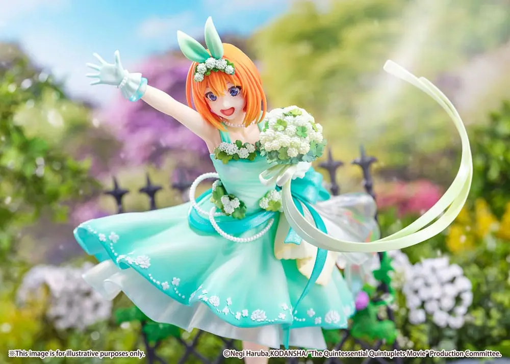 The Quintessential Quintuplets: The Movie 1/7 Yotsuba Nakano Floral Dress Ver. PVC szobor figura 26 cm termékfotó