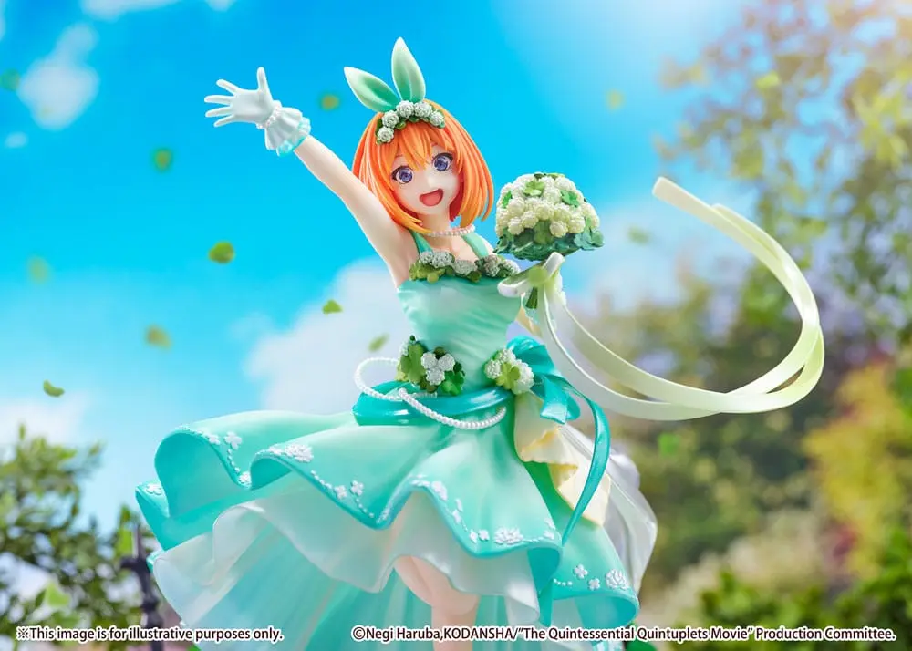 The Quintessential Quintuplets: The Movie 1/7 Yotsuba Nakano Floral Dress Ver. PVC szobor figura 26 cm termékfotó