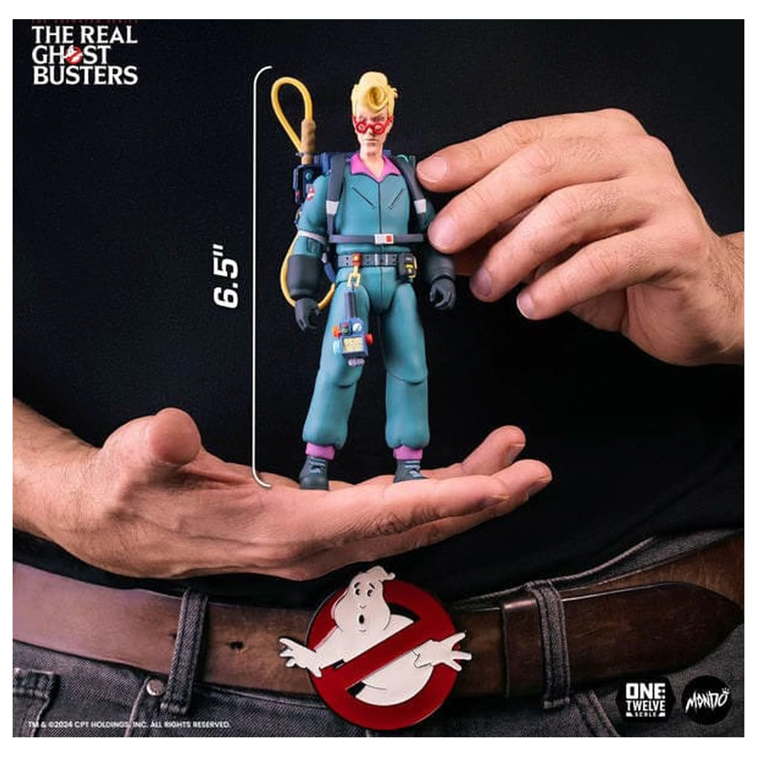 The Real Ghostbusters 1/12 Egon Spengler akciófigura  termékfotó