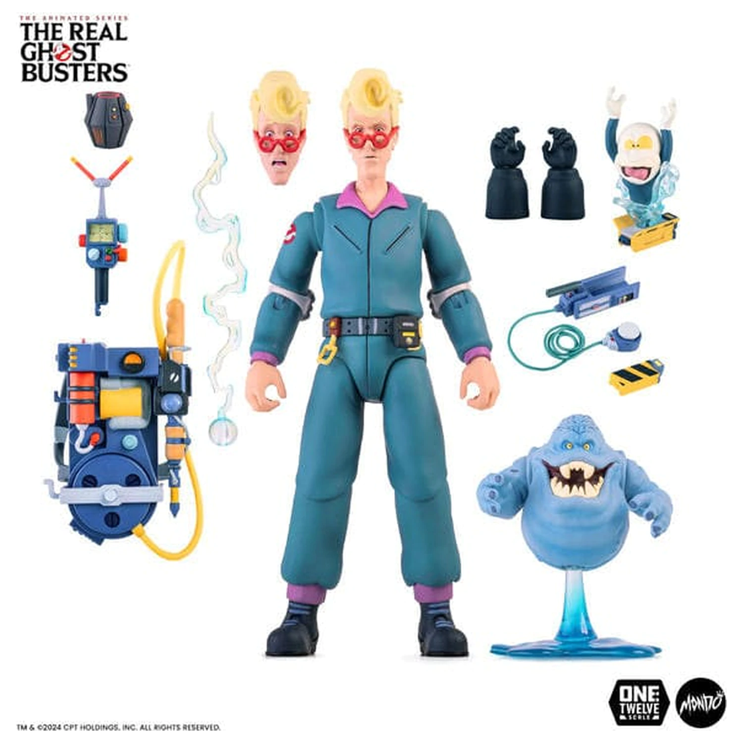 The Real Ghostbusters 1/12 Egon Spengler akciófigura  termékfotó