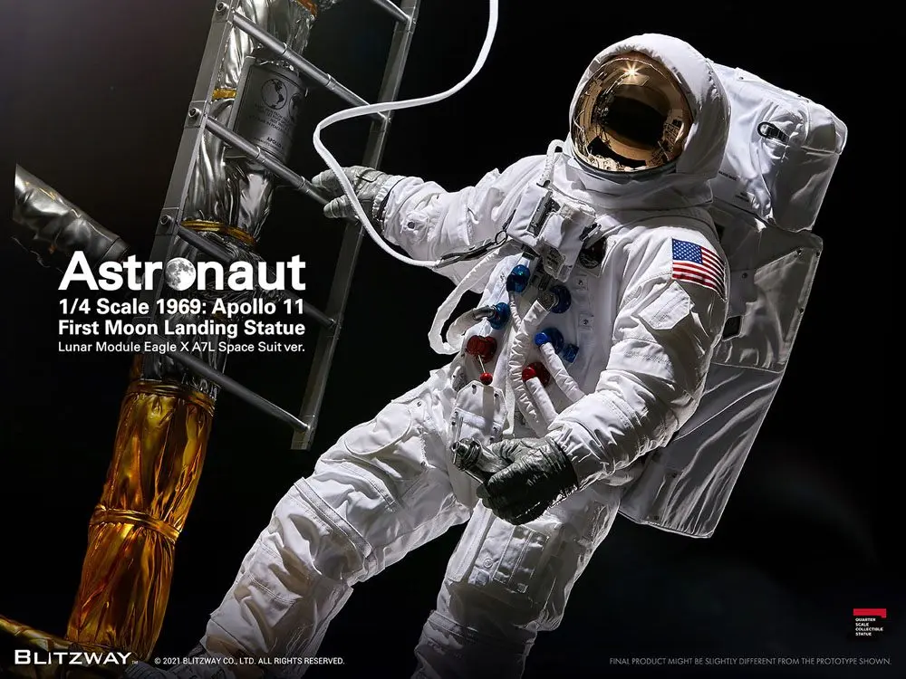 The Real Superb Scale Hybrid 1/4 Astronaut Apollo 11: LM-5 A7L ver. szobor figura 79 cm termékfotó