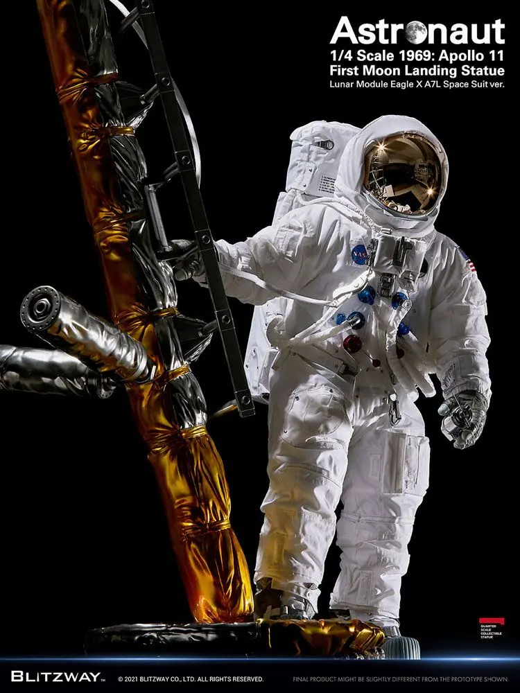 The Real Superb Scale Hybrid 1/4 Astronaut Apollo 11: LM-5 A7L ver. szobor figura 79 cm termékfotó