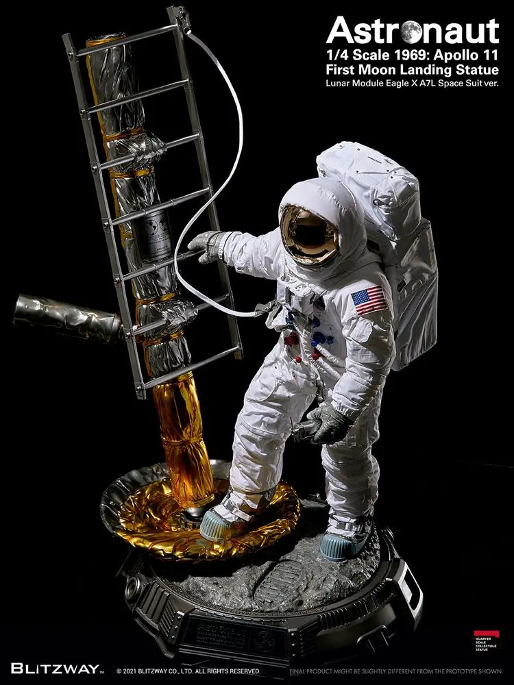 The Real Superb Scale Hybrid 1/4 Astronaut Apollo 11: LM-5 A7L ver. szobor figura 79 cm termékfotó