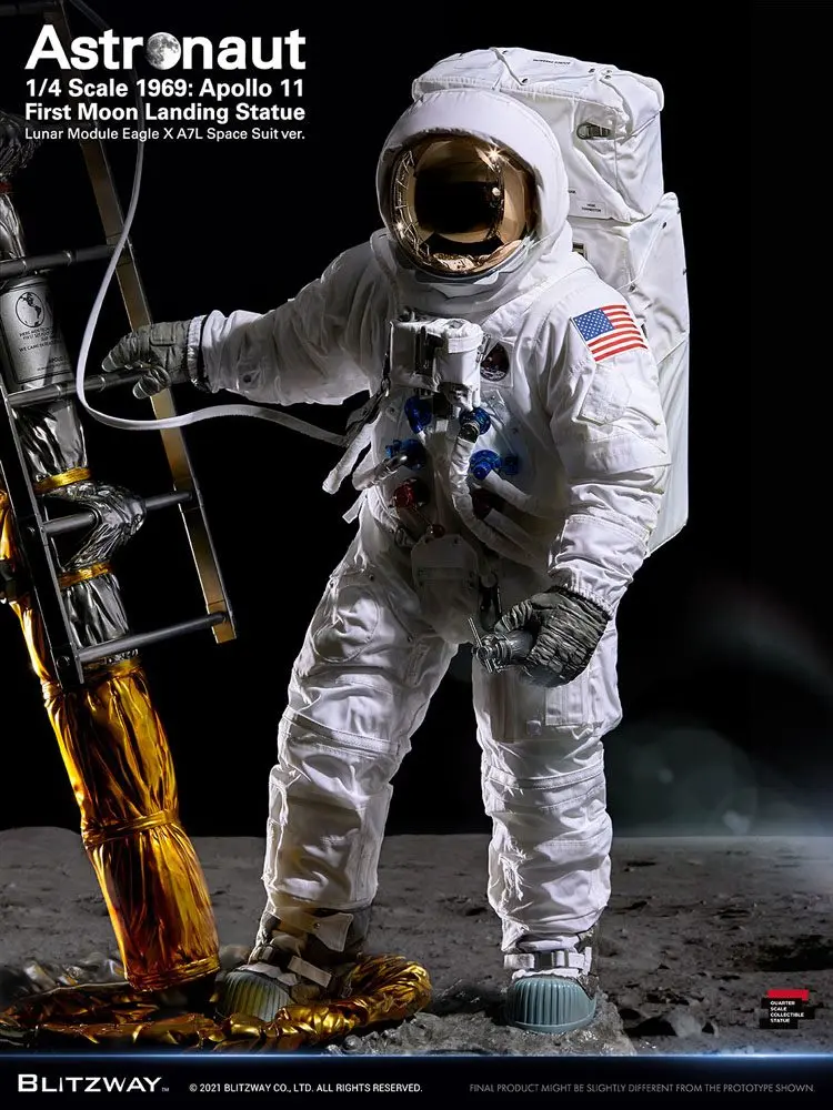 The Real Superb Scale Hybrid 1/4 Astronaut Apollo 11: LM-5 A7L ver. szobor figura 79 cm termékfotó