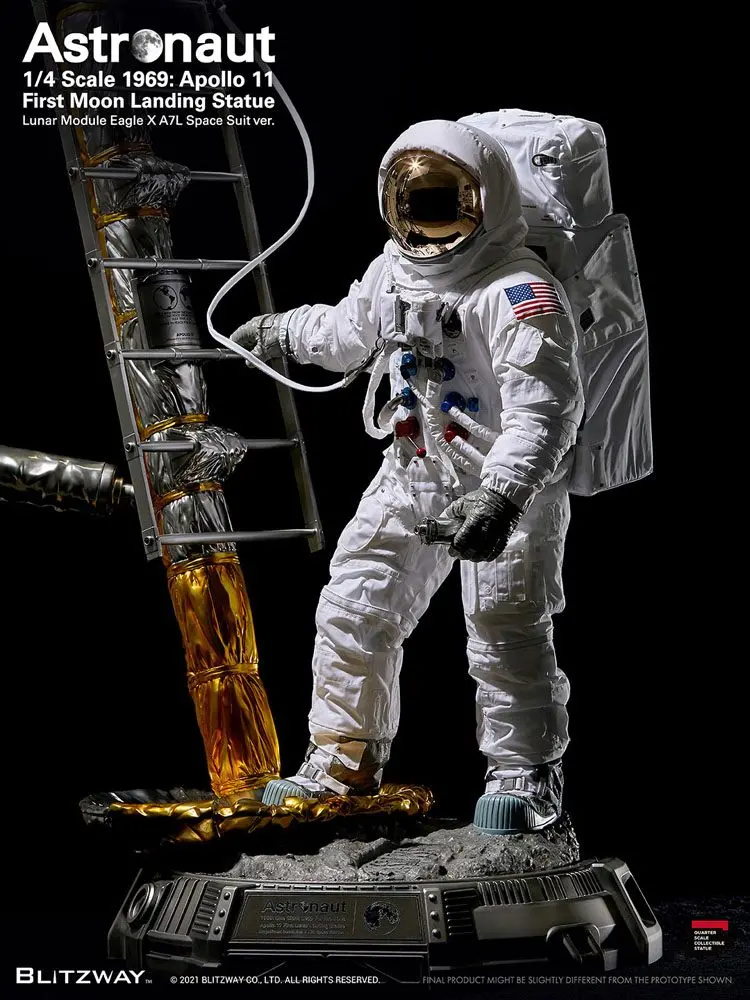 The Real Superb Scale Hybrid 1/4 Astronaut Apollo 11: LM-5 A7L ver. szobor figura 79 cm termékfotó