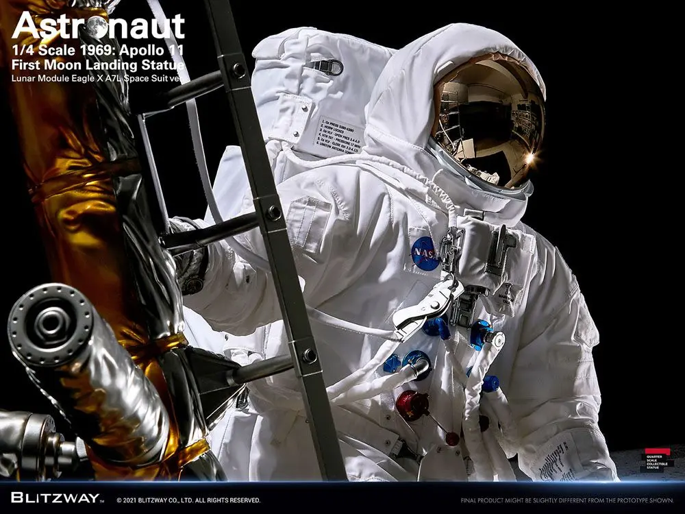 The Real Superb Scale Hybrid 1/4 Astronaut Apollo 11: LM-5 A7L ver. szobor figura 79 cm termékfotó