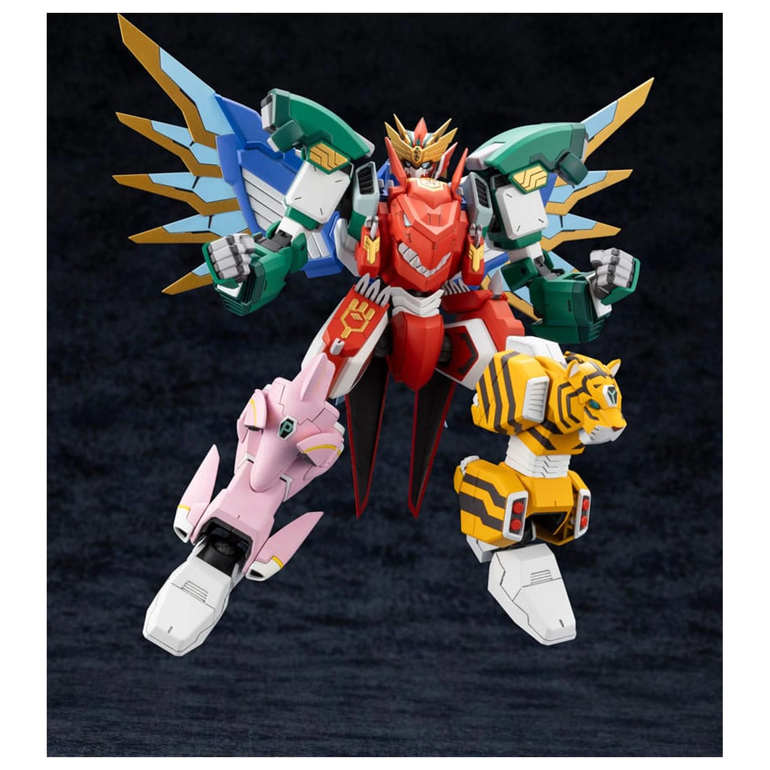 The Red Ranger Becomes an Adventurer in Another World Maximum Kizuna Kaiser Műanyag modell készlet 17 cm  termékfotó