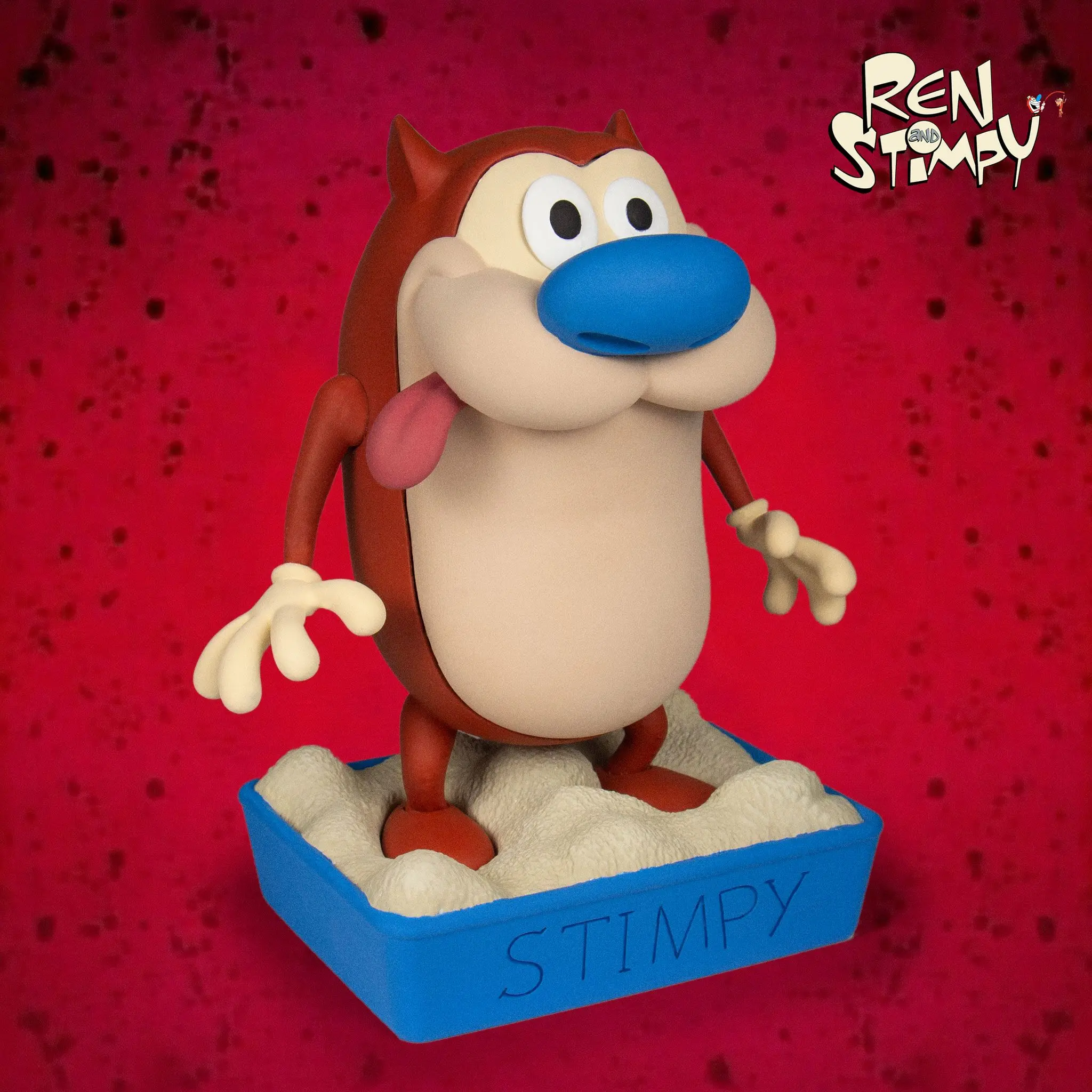 The Ren &amp; Stimpy Show Deluxe Stimpy akciófigura 18 cm termékfotó