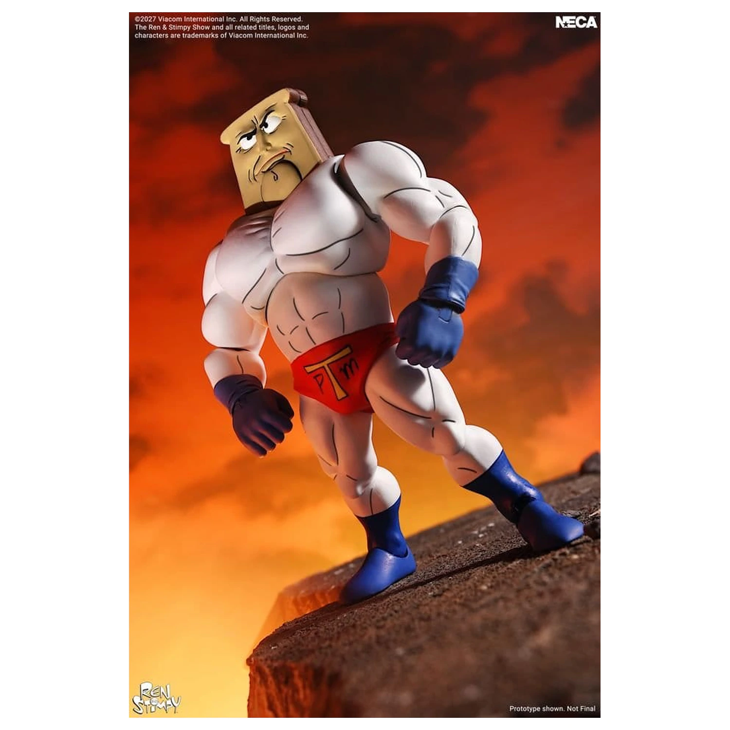 The Ren & Stimpy Show akciófigura Ultimate Powdered Toast Man 18 cm termékfotó