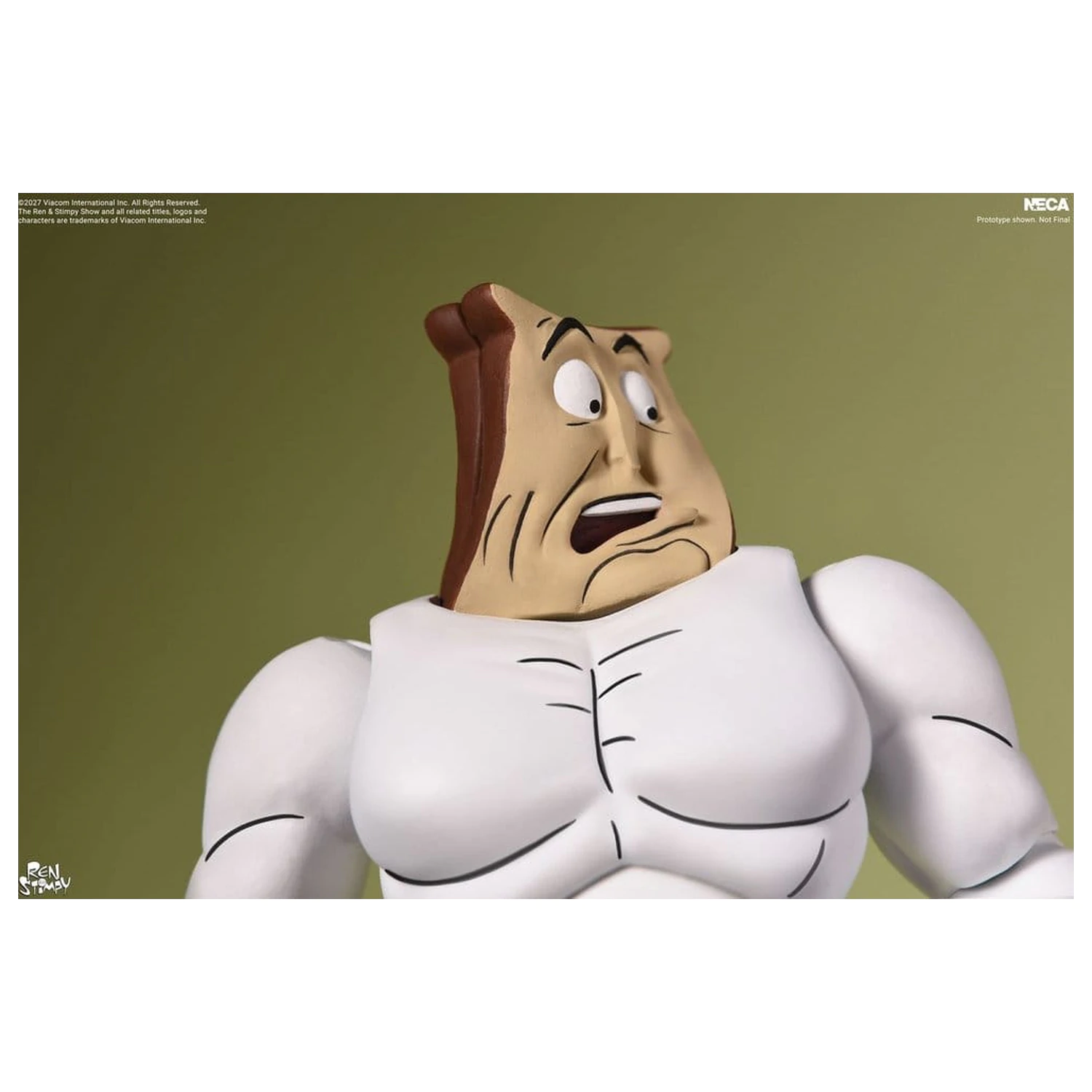 The Ren & Stimpy Show akciófigura Ultimate Powdered Toast Man 18 cm termékfotó